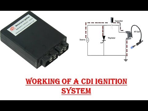 Motorcycle CDI Ignition System Working