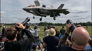 Download lagu RAF F-35B Short but Impressive Hover At Cosford Airshow 2026 - 4K mp3