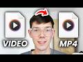 How To Convert Video To MP4 Step By Step