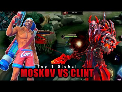 BUILD MOSKOV TERSAKIT 2022 | MOSKOV TIK TOK | MOSKOV TOP GLOBAL | MOSKOV VS CLINT | MOSKOV GOLD LANE