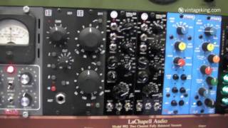 Video thumbnail for Helios Type 69-500 Mic Pre/EQ @ AES 2011 | VintageKing.com by Vintage King