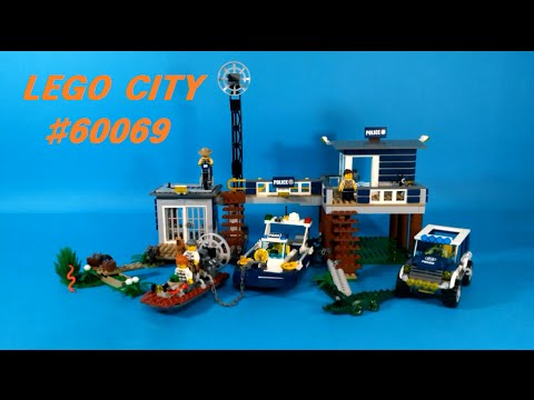Vidéo LEGO City 60069 : Le poste de police des marais