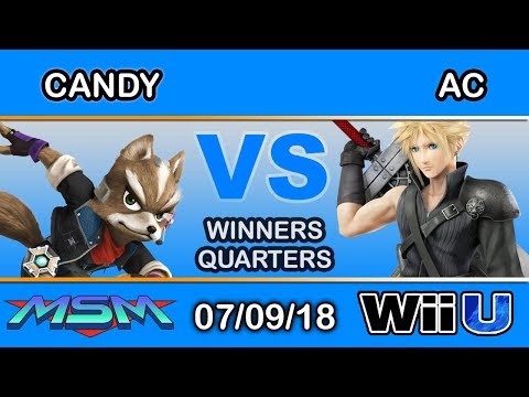 MSM 154 - Candy (Fox) Vs AC (Cloud) Winners Quarter - Smash 4