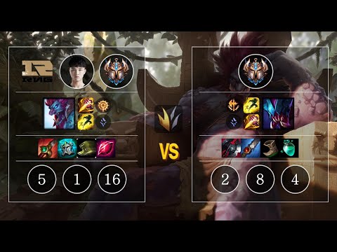 RNG XLB Trundle vs Rek'Sai Jungle - KR Challenger Patch 10.11