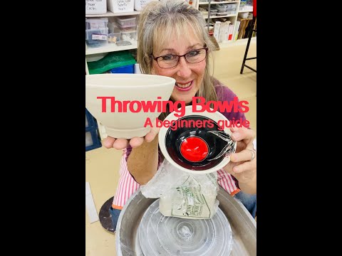 throwing bowls: simple technique to make great bowls.