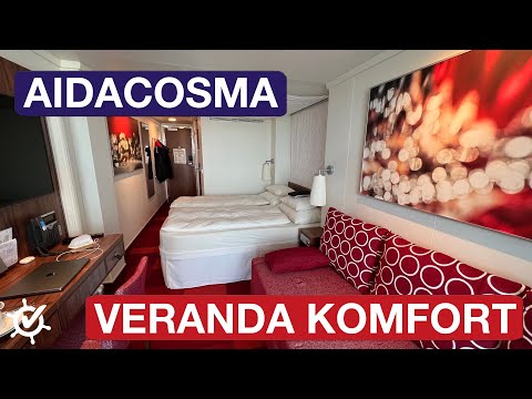 AIDAcosma: Verandakabine Komfort mit begehbarem Kleiderschrank (15078)