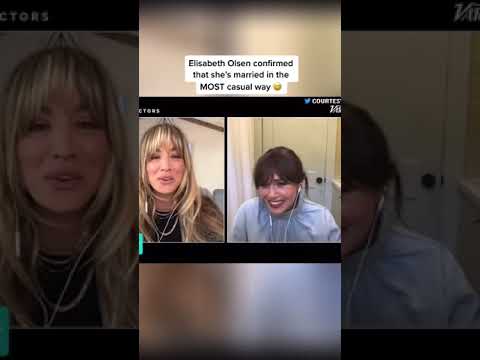 Elizabeth Olsen confirmed that she married in the most casual way Wanda Vision