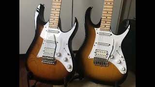 Video thumbnail for Can you hear the difference - Ibanez AT10P vs AT100 Clean Sound by jem555bkk