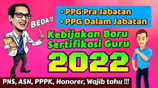 🔵Perbedaan PPG 2022 !! sertifikasi guru 2022 - PPG Dalam jabatan dan PPG Prajabatan 2022