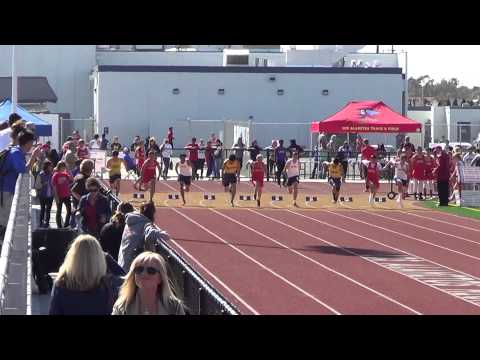 FSB 100m vs Marina & NH 4-3-14 - Los Alamitos Boys