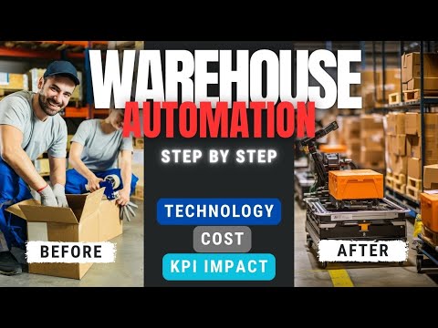 5 Ways of Warehouse Automation Explained | Warehouse Automation Solutions and Systems | AMR AGV RFID