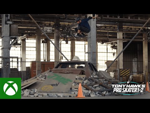 Tony Hawk Skates the Warehouse from #THPS 1+2 ... In Real Life