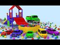 CARROS E MOTOS Com HOMEM ARANHA E SUPER HERÓIS Desafio De Super Carros E MOTOS Na Rampa Blippi