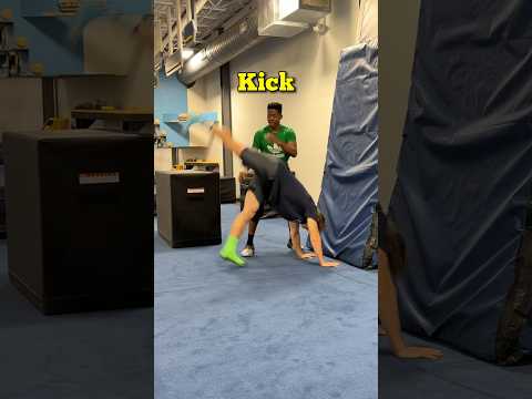 YOU GOTTA KICK HARD INTO YOUR HANDSTAND! 😂😂😂