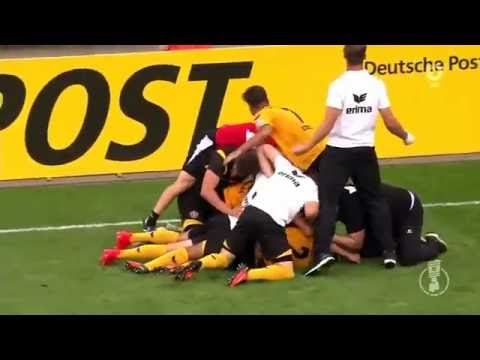 Dynamo Dresden vs  RB Leipzig DFB Pokal 2016 Spielzusammenfassung