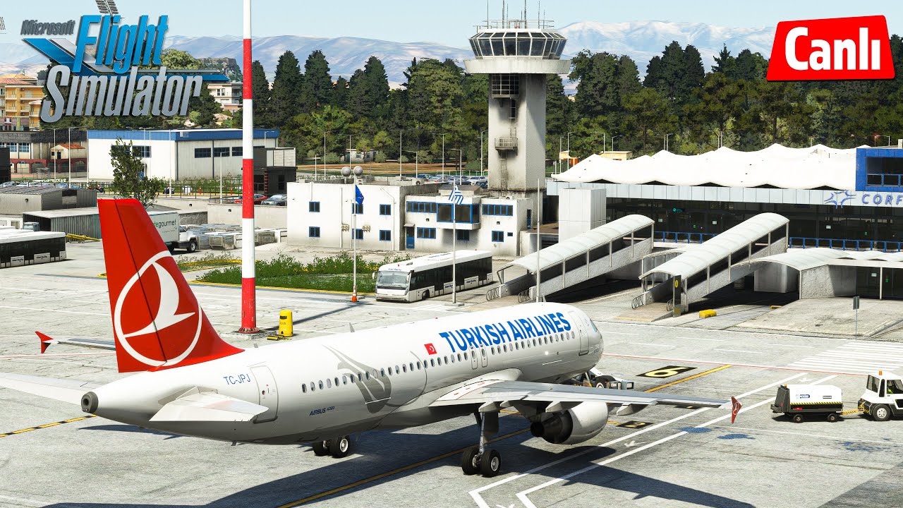 Fenix A320 ile Corfu Yunan Adasına Uçuyoruz! - Microsoft Flight Simulator Multiplayer #57