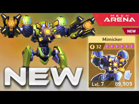 NEW Mimicker and Overdriver 16 - This is NEW BEST MECH - Mech Arena NEW MECH