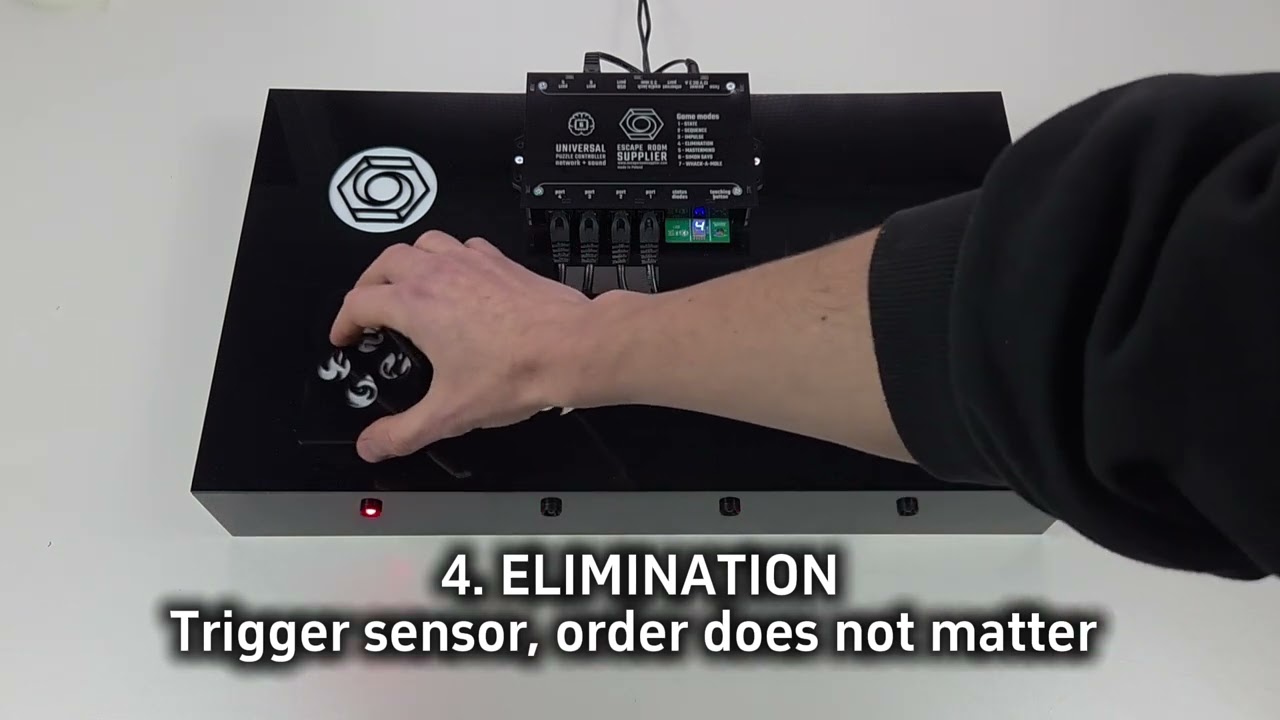 Universal puzzle controller with RFID sensors