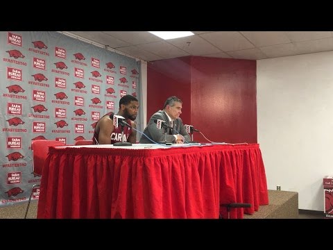 POST-GAME: Frank Martin, Sindarius Thornwell on Arkansas — 3/5/16