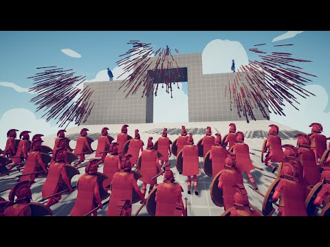 3x SPEAR THROWER GOD vs EPIC ARMY | Totally Accurate Battle Simulator TABS