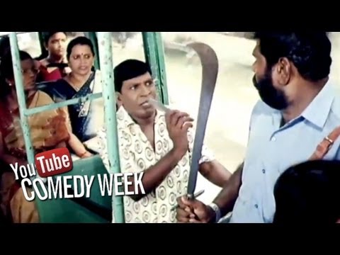 Aaru Movie | Comedy Of Vadivelu In The Bus