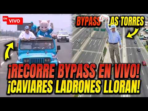 RAFAEL LÓPEZ ALIAGA RECORRE BYPASS las TORRES y RAMIRO PRIALÉ | Porky en VIVO