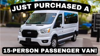 Purchasing A 15-Seater Passenger Van | Stepping Outside Our Comfort Zo