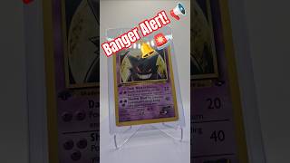 Banger Alert! 📢🔔🚨 #pokemon #banger #gengar #alert #1stedition #fyp #fy #pokemoncards #wotc #tcg