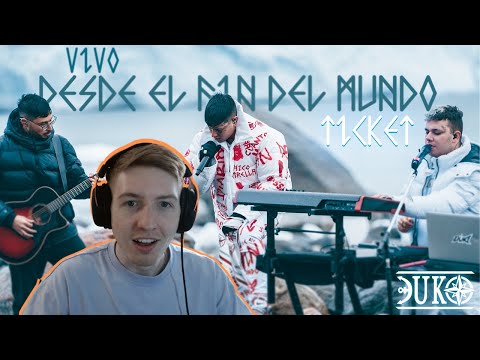 UK Reaction to DUKI - Ticket ft. Yesan, Asan - Vivo Desde el Fin del Mundo