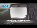 How To Replace Mirror Glass 2009 2014 Ford F 150