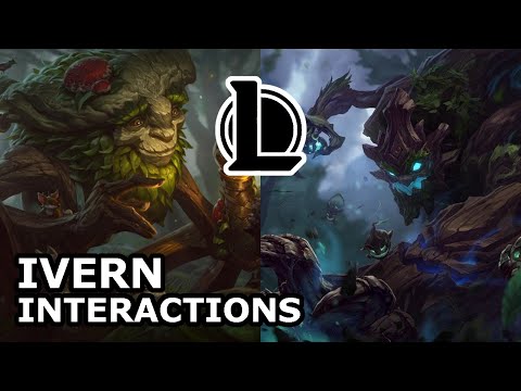 IVERN HATED BY MAOKAI | Ivern Interactions with Jungle and Other Champions| League of Legends Quotes