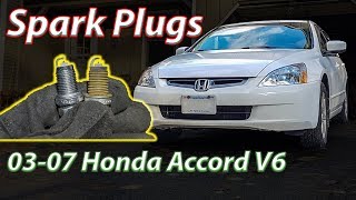 Replacing Spark Plugs 03-07 Accord V6