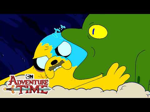 Jake Gets Eaten by the Mega Frog 🐸| Adventure Time | Cartoon Network