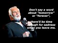 For the Good Times  KENNY ROGERS (with lyrics)