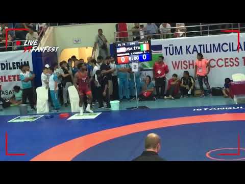 2018 jordan burroughs vs Frank chamizo marquez round 2 🔥