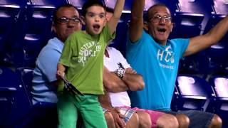 Kid dances on Miami Marlins Fan Cam -  Original Up