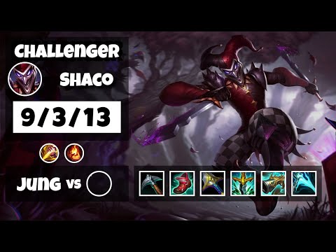 Shaco s11 Jungle Challenger Replay (9/3/13) - KOREAN