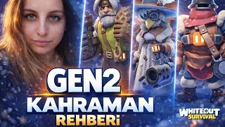 40. GÜN F2P EN İYİ KAHRAMANLAR GEN2 REHBER | Whiteout Survival Türkçe Rehber