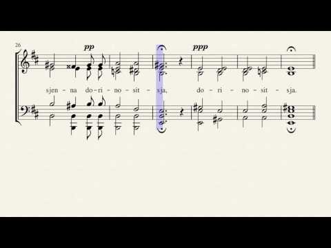 Nine sili nebsnija SATB divisi