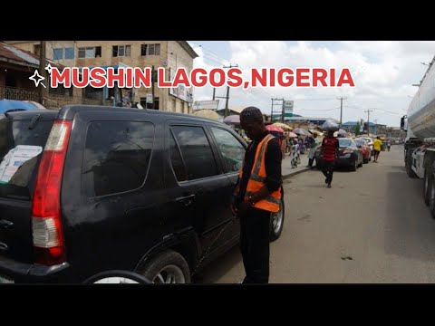 LAGOS NIGERIA 2024-OSHODI TO MUSHIN DRIVE -MOTOCYCLE TRAVEL IN NIGERIA