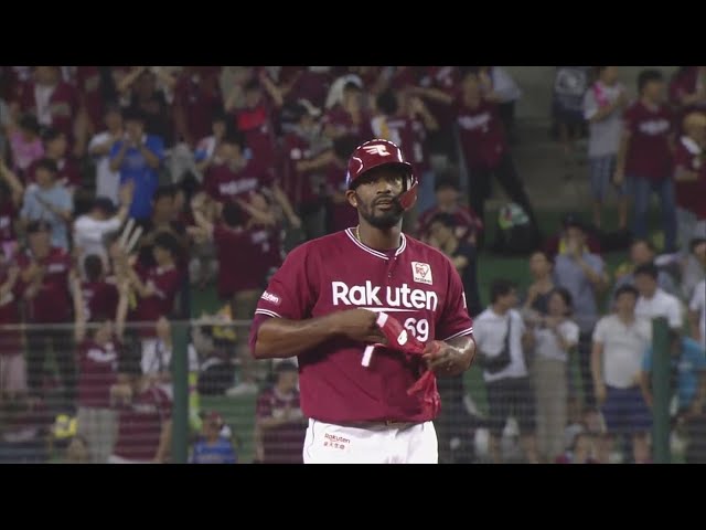 【4回表】打線が止まらない!!イーグルス・ブラッシュのタイムリーでさらに突き放す!! 2019/8/6 L-E