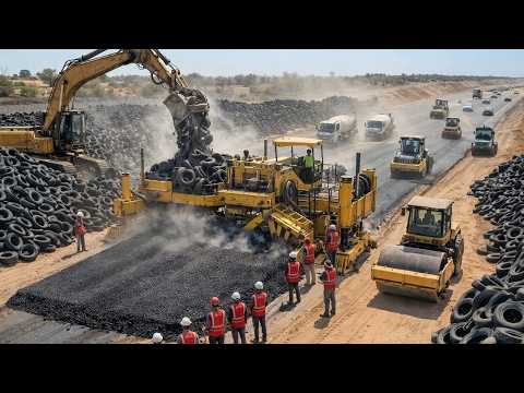 American Geniuses Have Built Giant Roads Out Of Recycled Tires