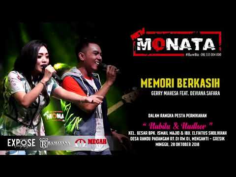 New MONATA Duet Mesra Gerry Mahesa feat Deviana Safara - Memori Berkasih