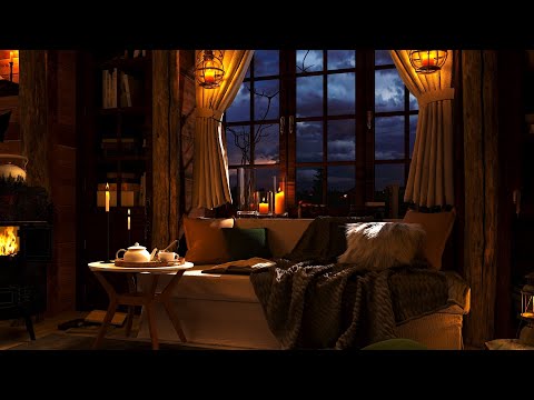 It's Raining on Window w/ Gentle Rain Sounds for Sleeping, Study and Relaxation