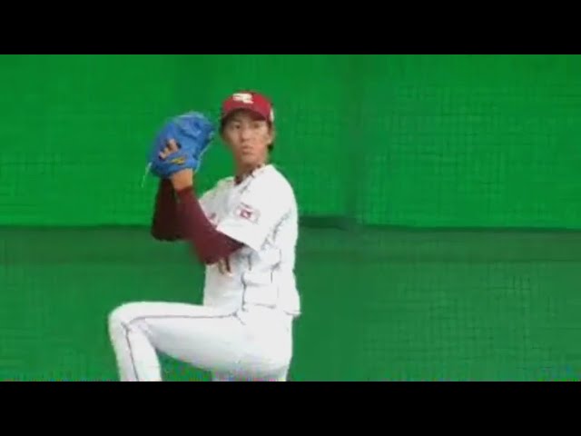 【春季キャンプ】イーグルス・則本と岸のWエースがブルペンで豪華競演!!