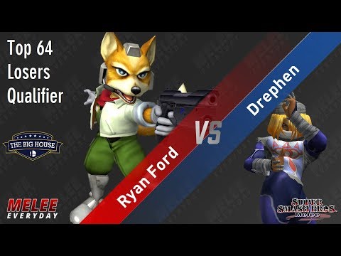 The Big House 8 - Ryan Ford (Fox) vs. Drephen (Sheik) - SSBM - Top 64 Losers Qualifier
