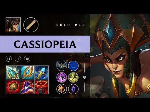 Cassiopeia Mid vs Ryze - EUW Challenger Patch 25.22