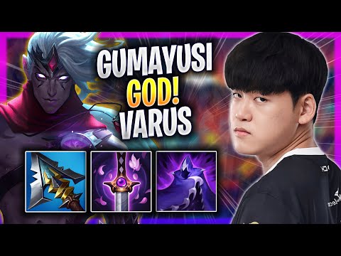 GUMAYUSI IS A GOD WITH VARUS! - T1 Gumayusi Plays Varus ADC vs Tristana! | Season 2023
