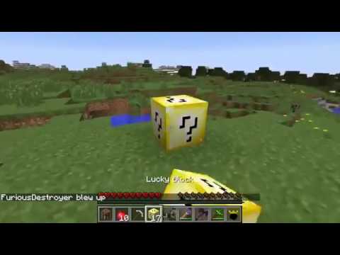 PopularMMOs Pat and Jen Minecraft  SPIKEZILLA CHALLENGE GAMES   Lucky Block Mod   Modded Mini Game