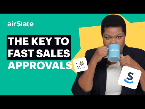 How to Automate Your Sales Approvals with airSlate Audit Trail